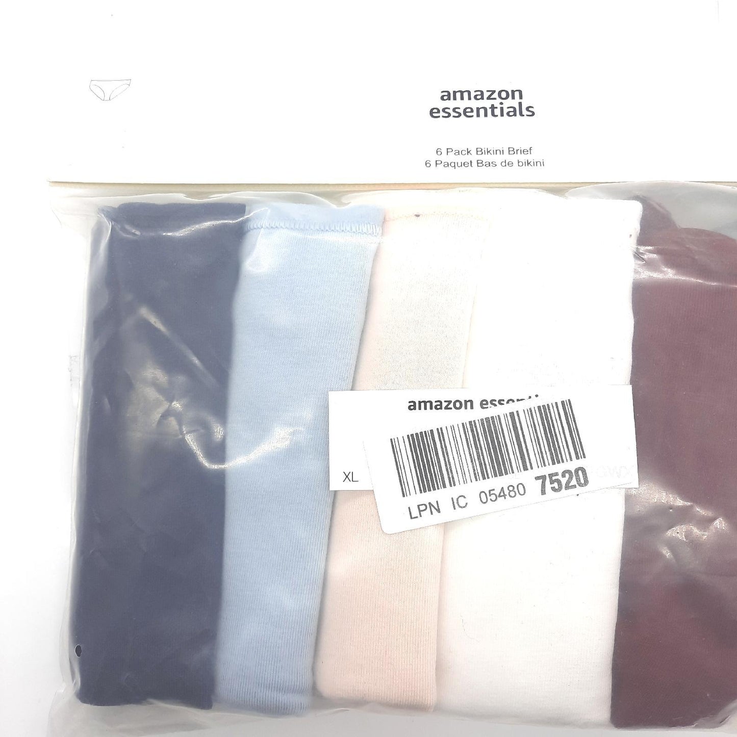 Amazon Essentials Bikinihose Damen Schwimmbekleidung 44 Übergröße 6er Pack Kühle Farben