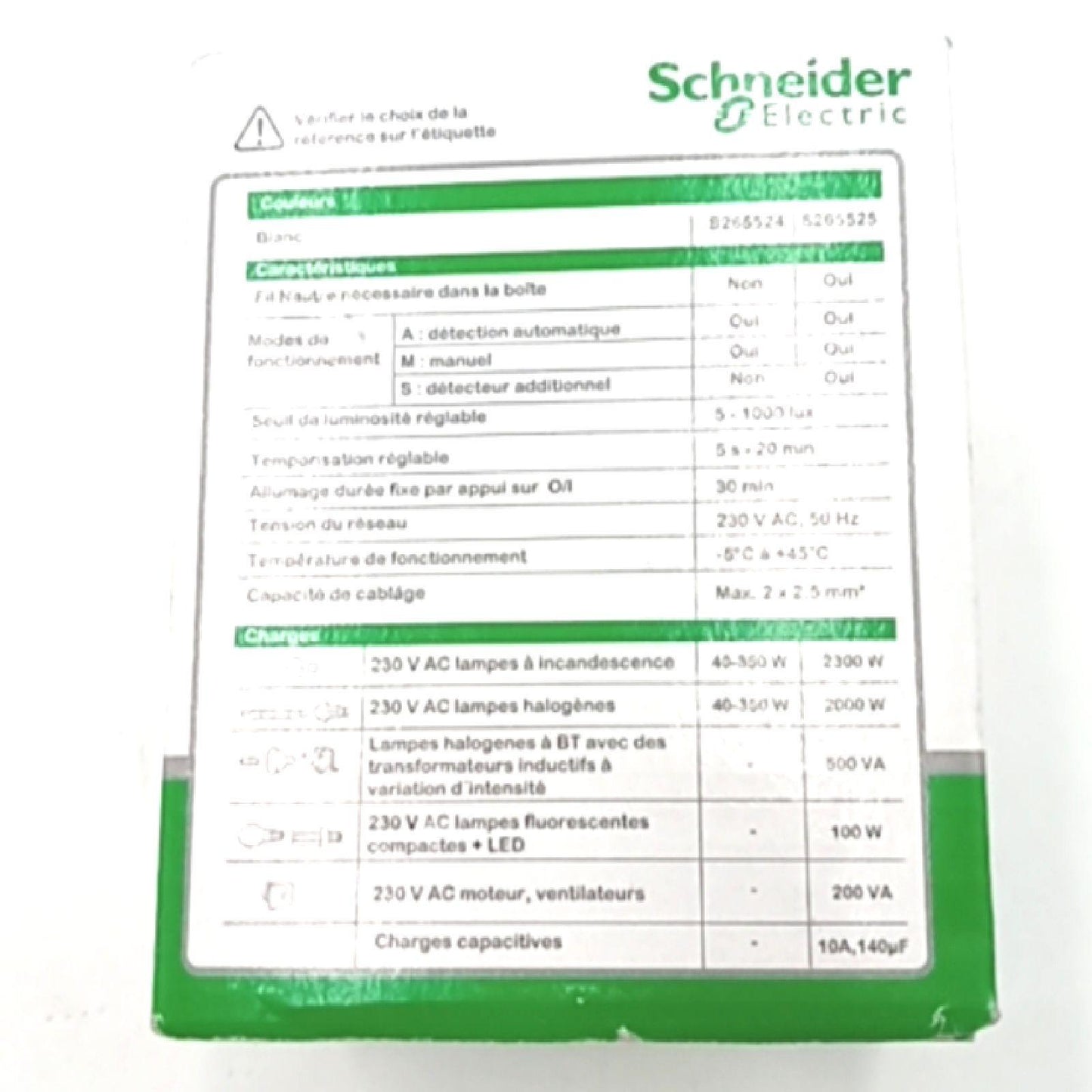 Schneider Electric Bewegungsmelder Elektroinstallation Ovalis SC5S265524 Energieeffizient