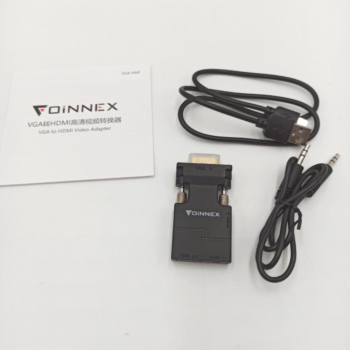 HDMI VGA Konverter Full HD 1080P Hubs Audio Video PC TV Spiele Konnektivität