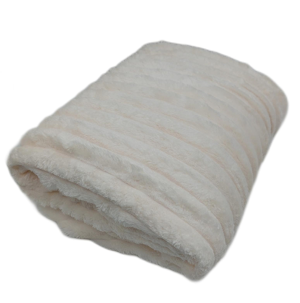 BEDELITE Kuscheldecke Flauschig Deko Decke für Couch, Cremeweiß, 150x200