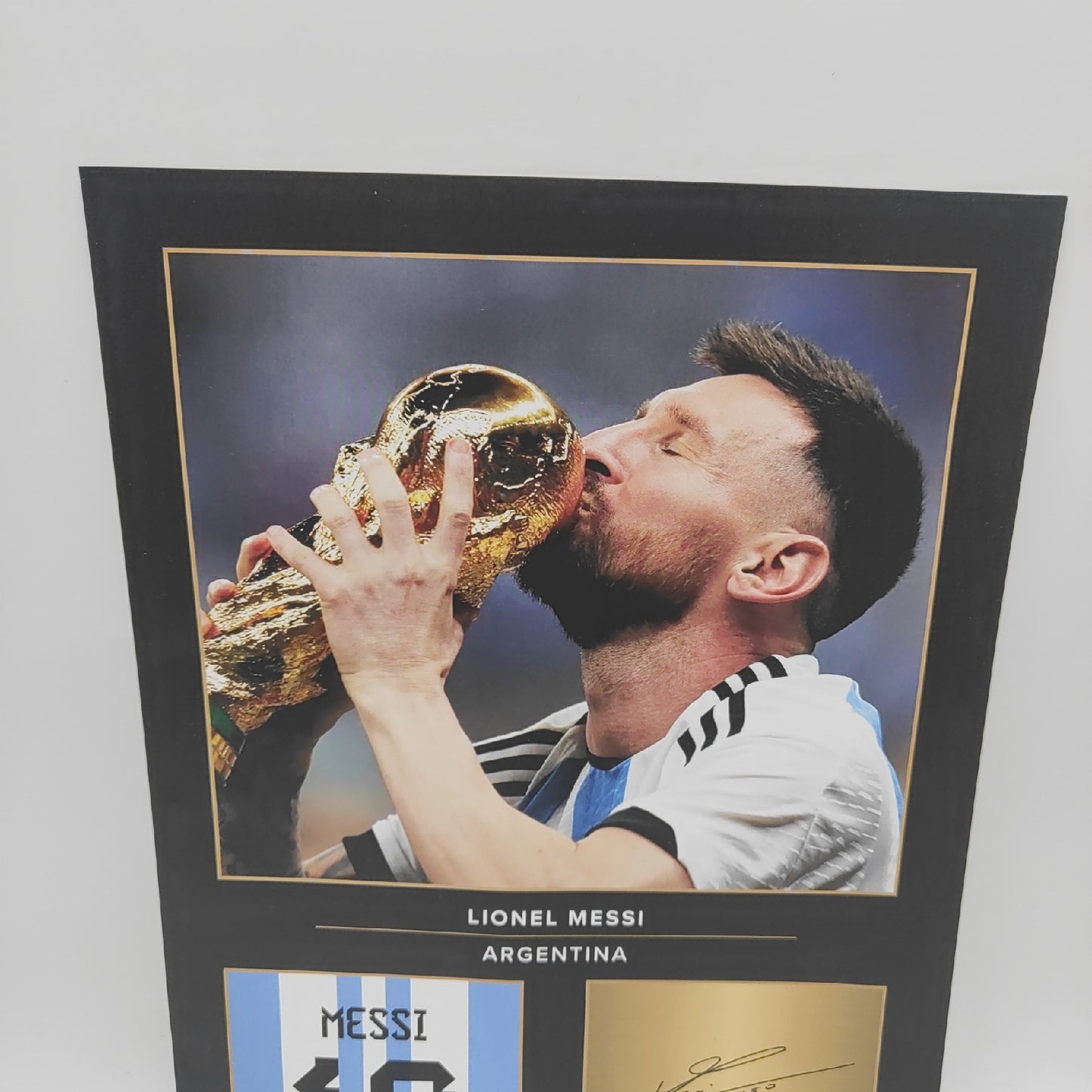 Icons Wandbild Fotodruck Poster Kunst Lionel Messi Weltmeisterschaft A4 Dekoration Fußball