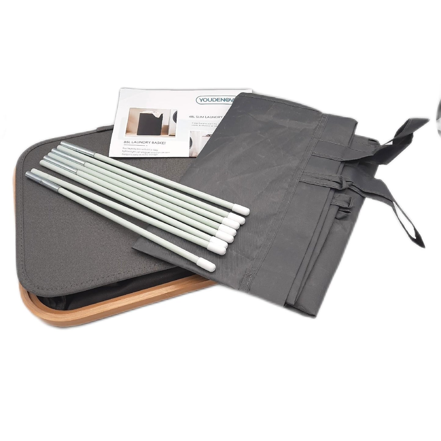 YOUD Wäschekorb Wäschesammler Wäschebox 85L schmal großer W