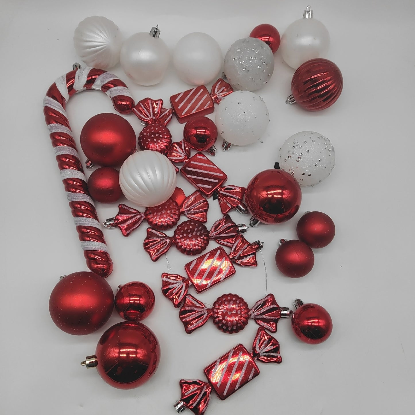 Kesote Weihnachtskugeln Rot Weiß Christbaumkugeln Set Lieferumfang Siehe Fotos