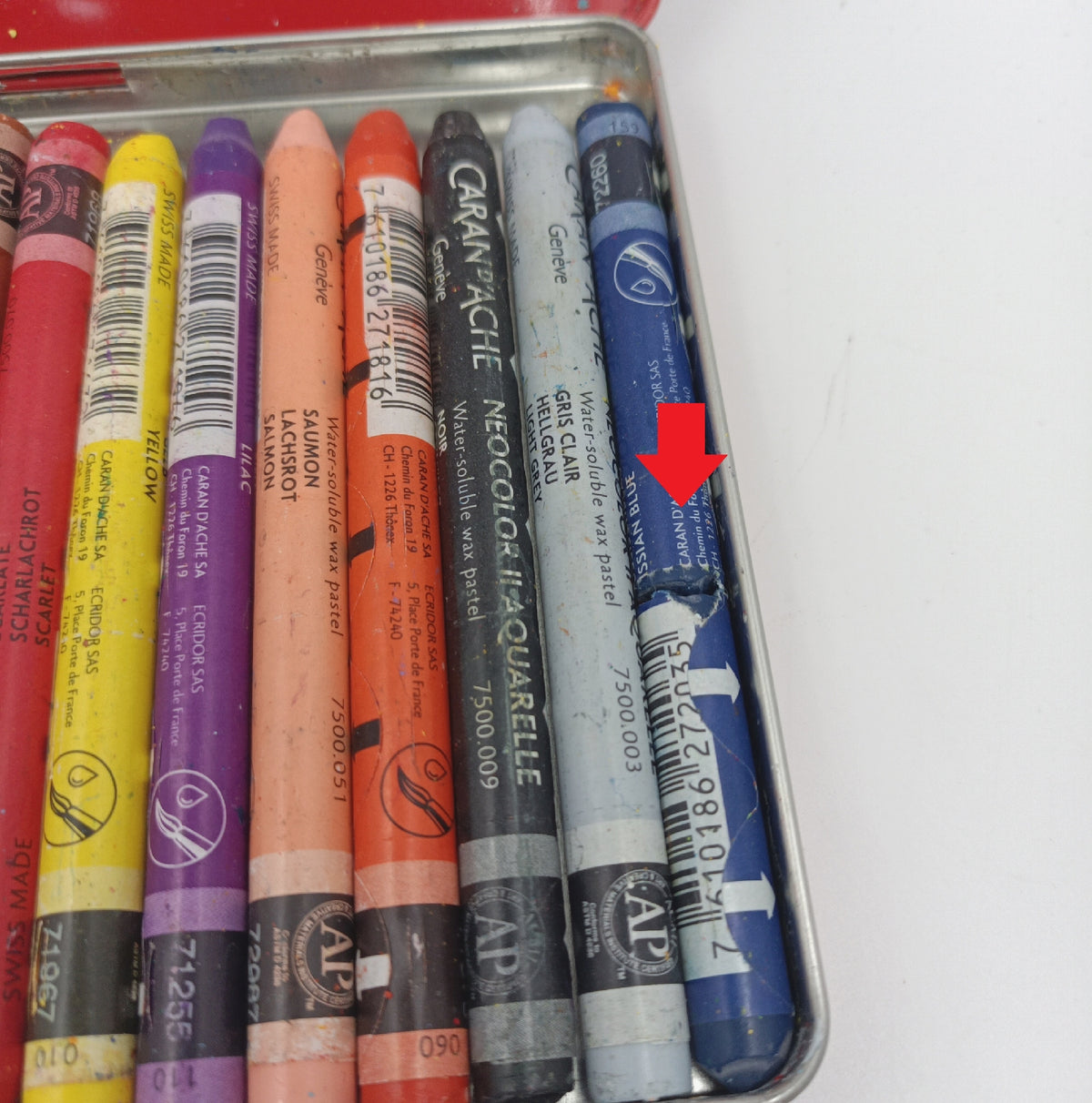 Caran d Ache Wachspastell Künstlerbedarf NeoColor II wasservermalbar farbenf