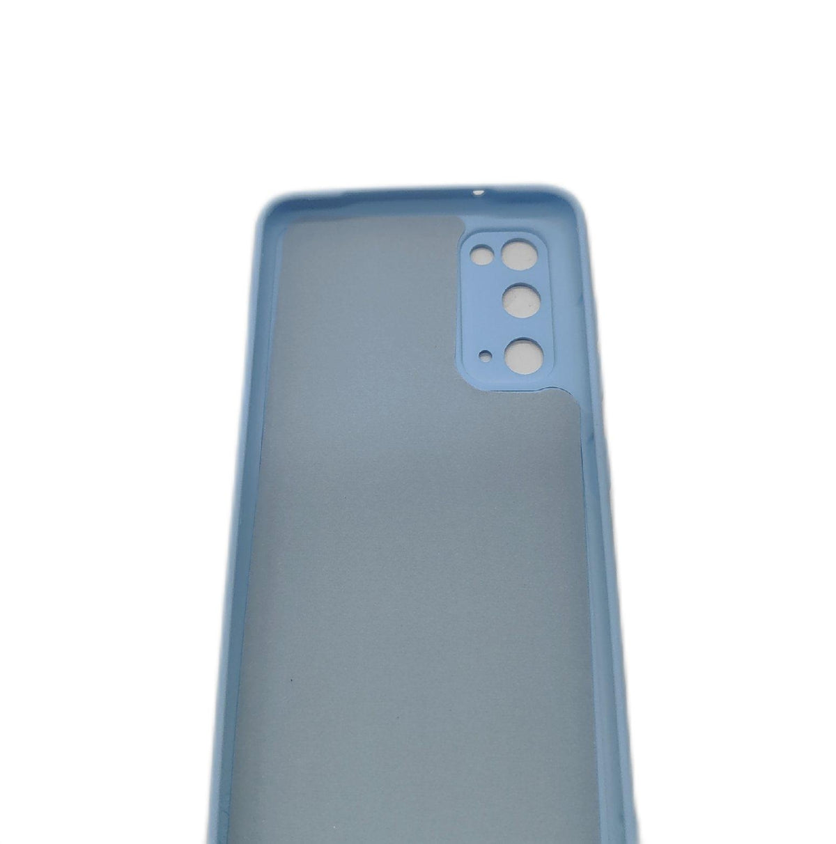 oakxco Samsung Galaxy S20 Huelle Silikon Case Kameraschutz Ultra Duenn Hellblau TPU Schutzhuelle