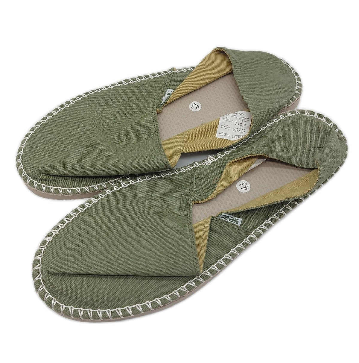 SEAC Espadrilles Schuhe Damen Herren Malaga Casual Hanf Kordeldetails Groesse 43