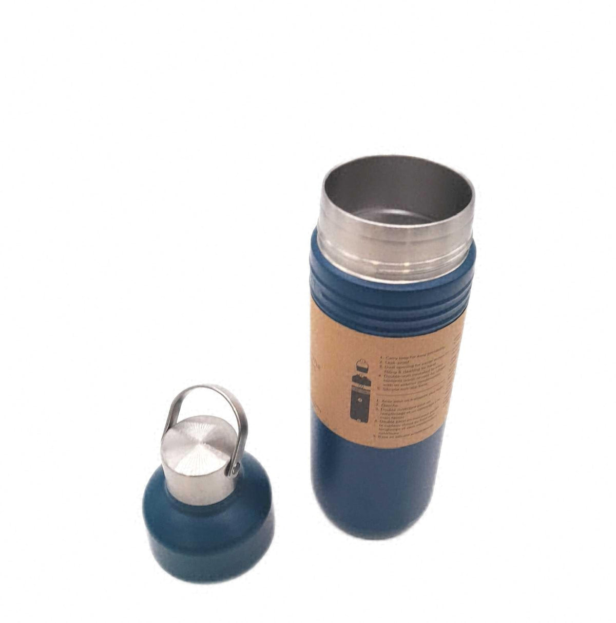 Le Creuset Isolierflasche 1 Liter Tiefblaugrun Trinkgefass Tischflasche Thermosflasche