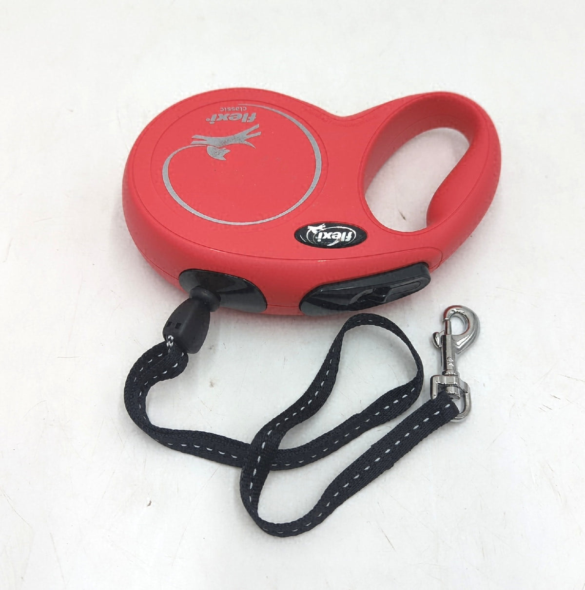 flexi Classic M Hunde Rollleine 8 Meter Seil rot hochwertige Leine Bekleidung Leinen
