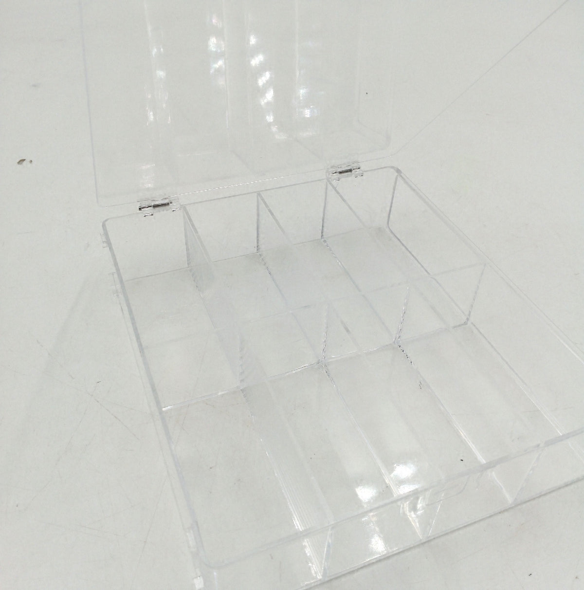 OLYCRAFT AcrylVitrine 8 Fächer Acryl Vitrine Aufbewahrung Box Organizer Auto Vitrine