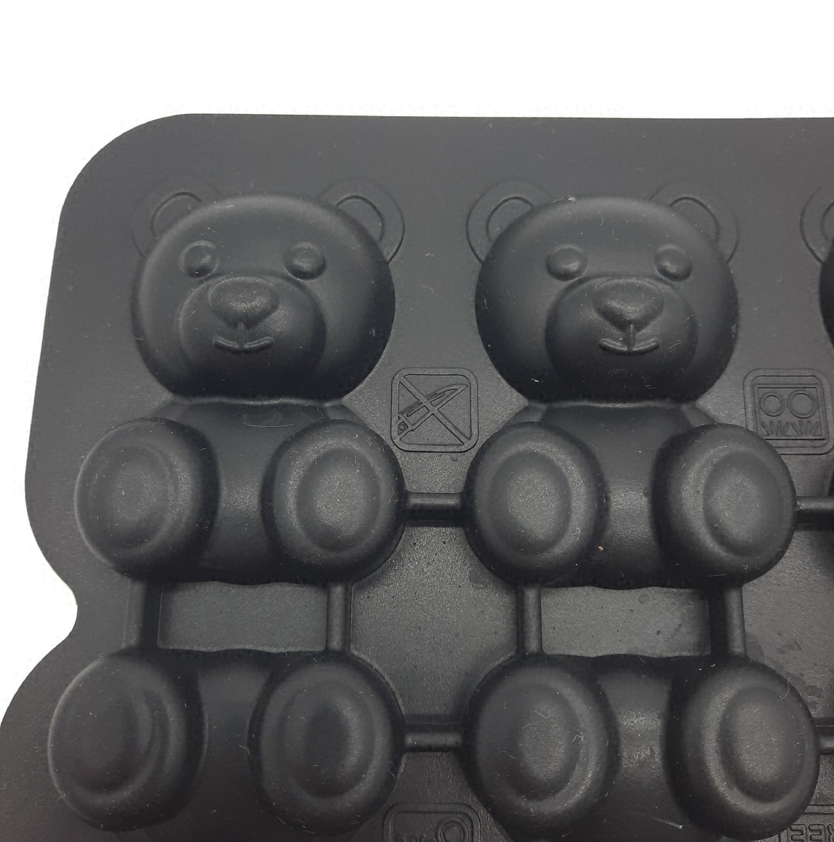 YXHZVON swürfelformeiner Bär Silikon Eiswürfelformer 3D Eiswürfelbehälter mit Deckel