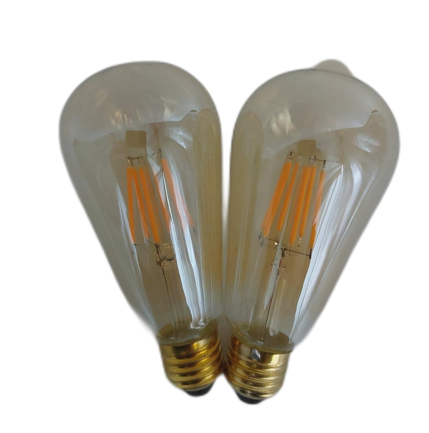 Liuyife Glühbirne Beleuchtung ST64 6W Vintage LED Entspricht 60W für warmes Licht