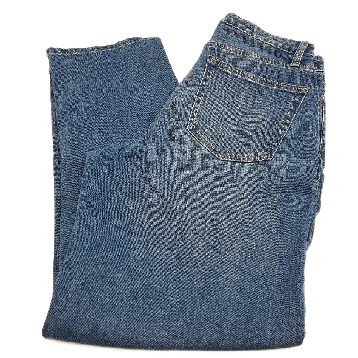 Amazon Essentials Damen Jeans High Rise Straight Leg Medium Blue Gr 38 40 Kurz