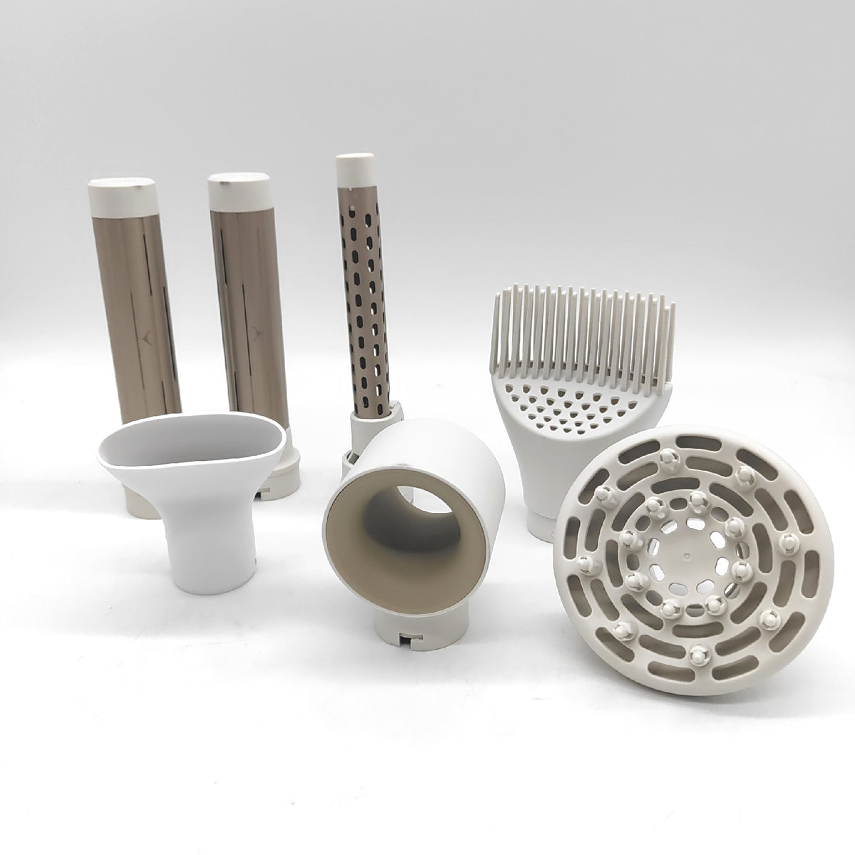 Cecotec Warmluftbürste CeramicCare 14in1 AirGlisse Champagne 1400 W Haarstyler