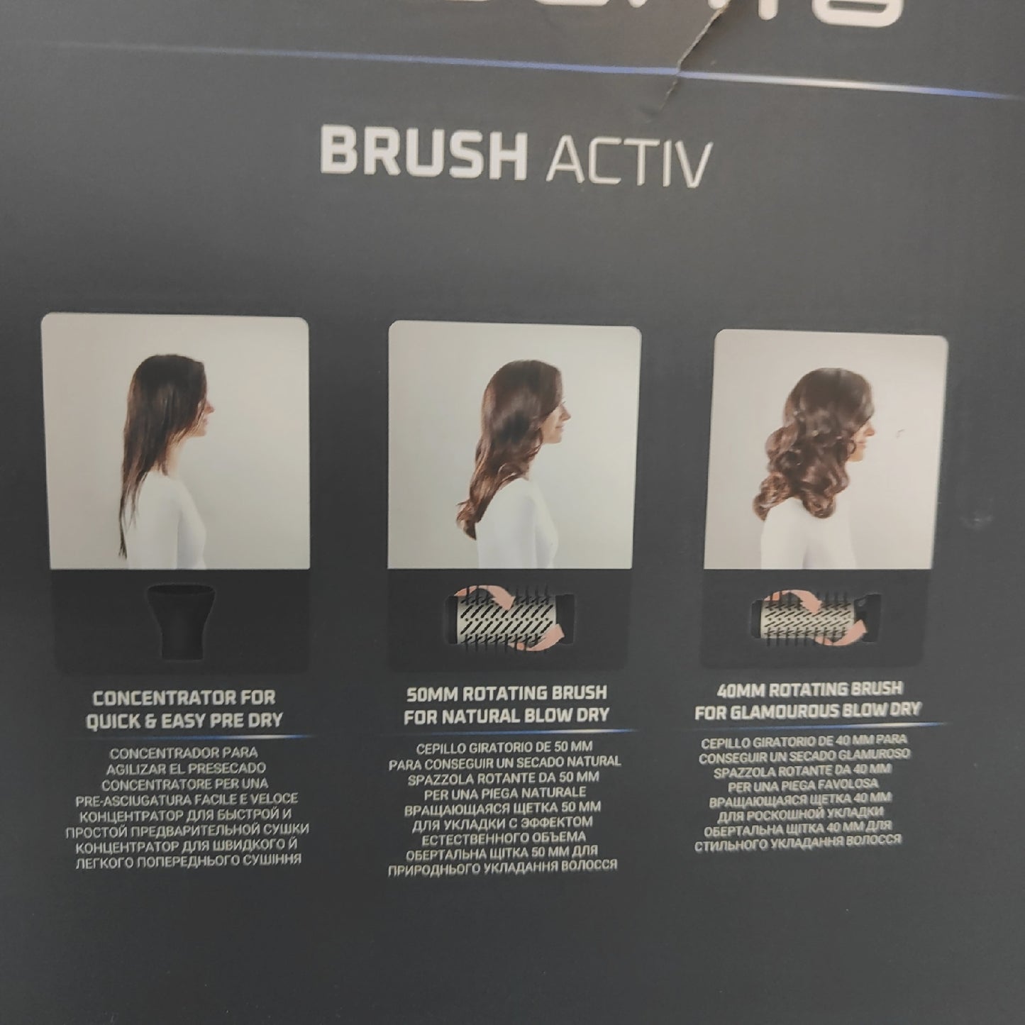 Rowenta Heissluftbuerstentrockner Haarpflege Rowenta Brush Activ 100