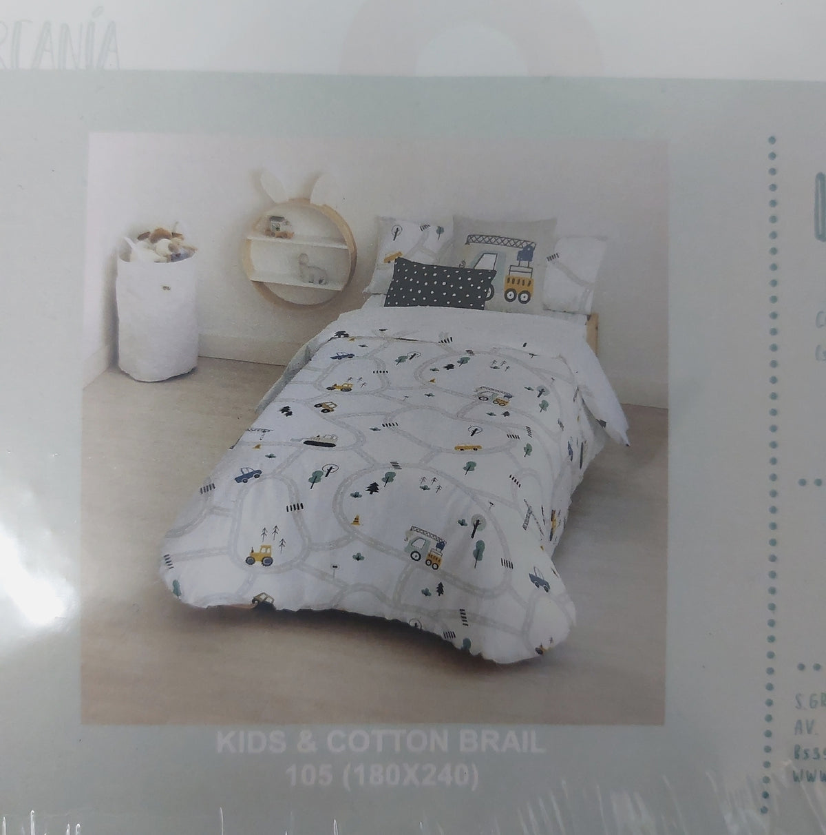 Brail Kids Bettdecke Bettwaren Blanco Baumwolle 175 Fädige Flauschig Kus