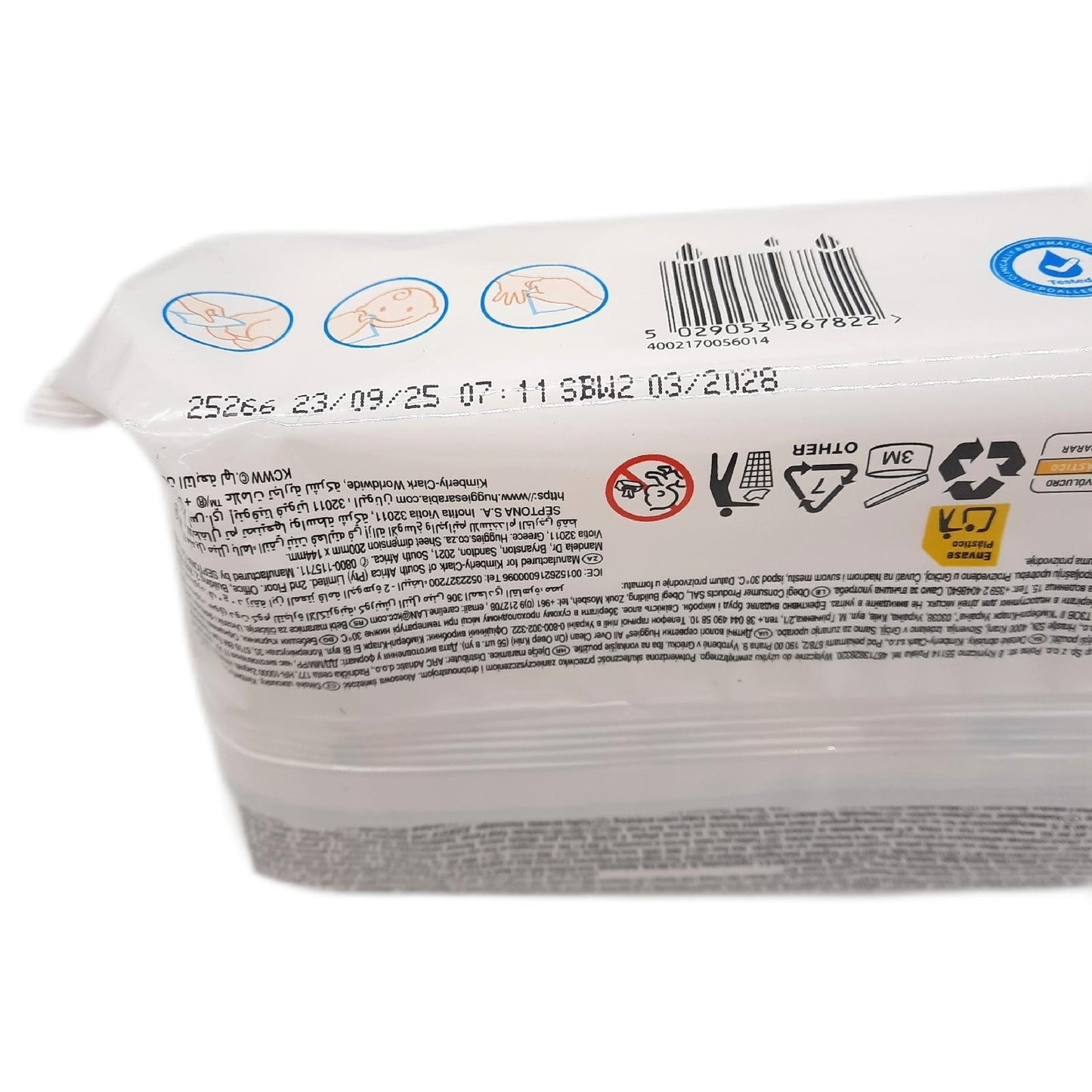 Huggies Baby-Feuchttücher All Over Clean den ganzen Körper Dezent frisch 10 x 56