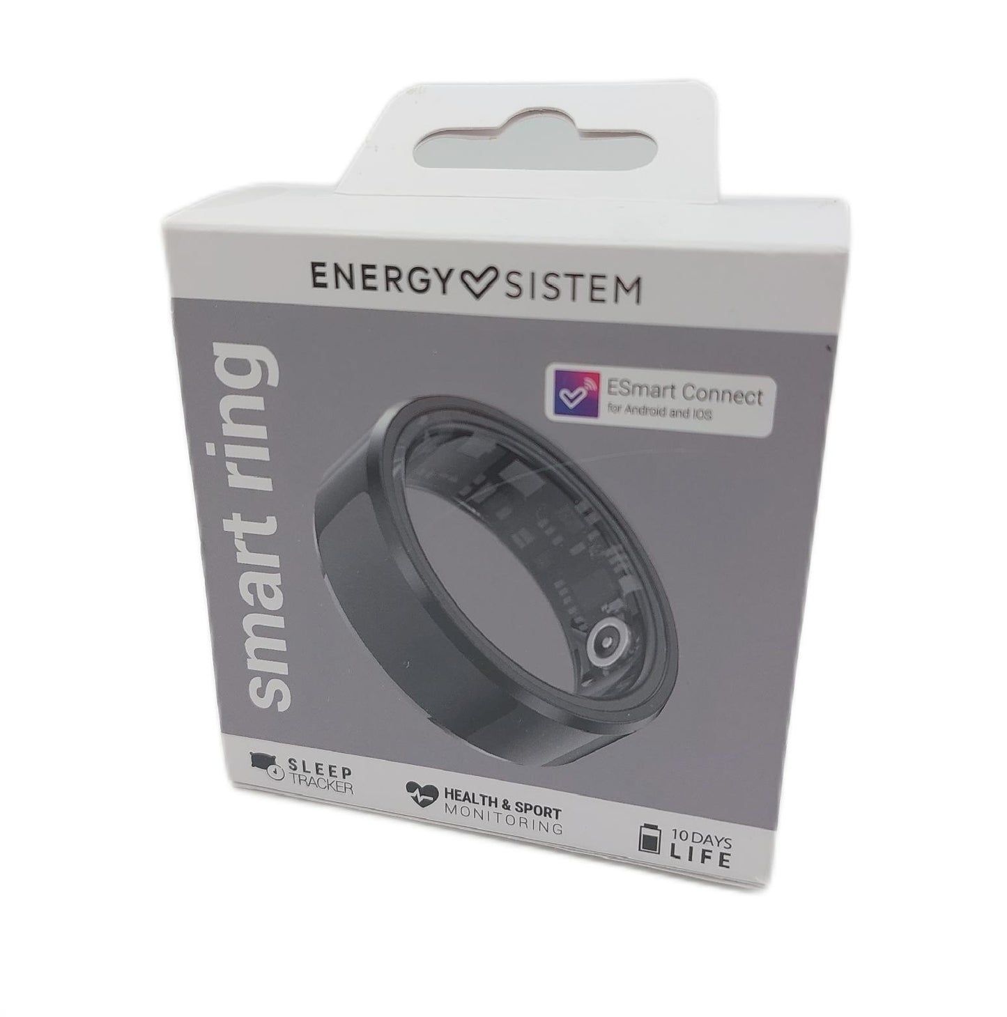 ergy Sistem Smart Ring Intellig ter Ring m Gesundhe s- und Audioüberwachung
