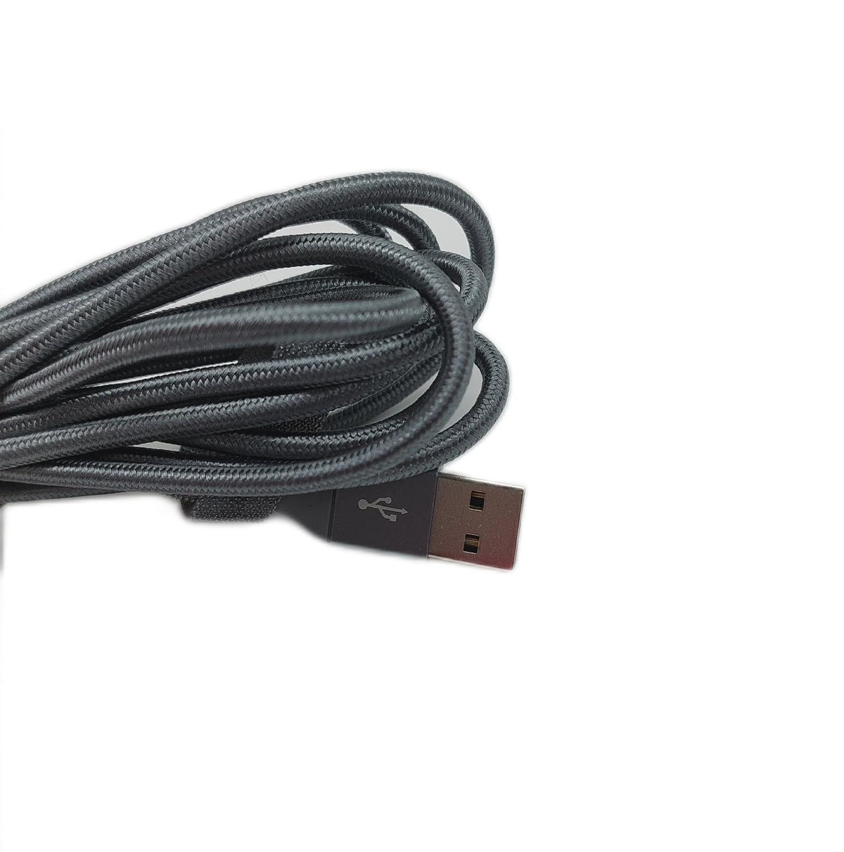 Amazon Basics USB Kabel Kabel Verbindung 3 Meter langlebig robust Nylon Dunkelgrau