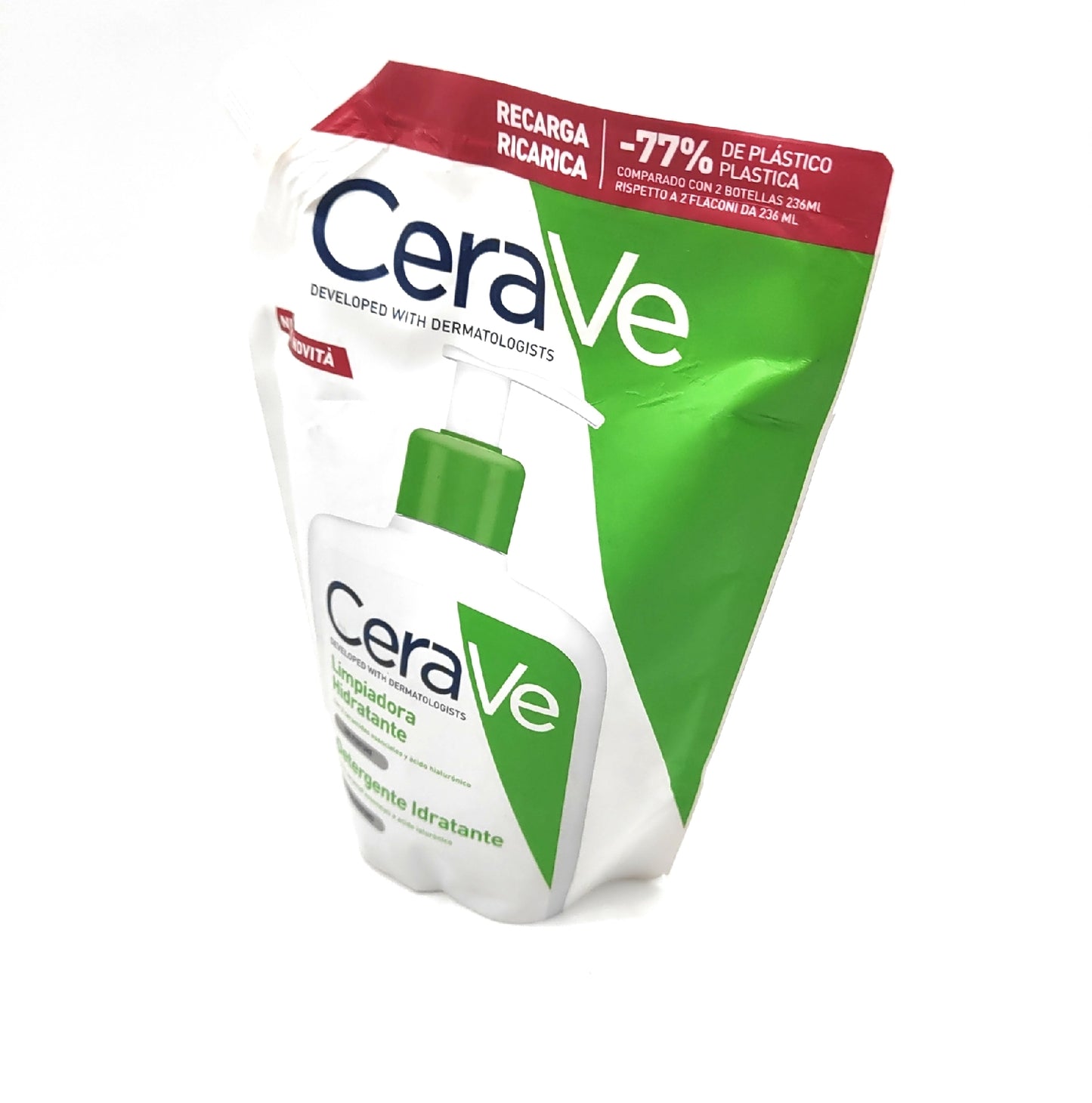 CeraVe Reinigungscreme Körperpflege Gesicht und Körper Eco Nachfüllpackung Feuchtigkeit