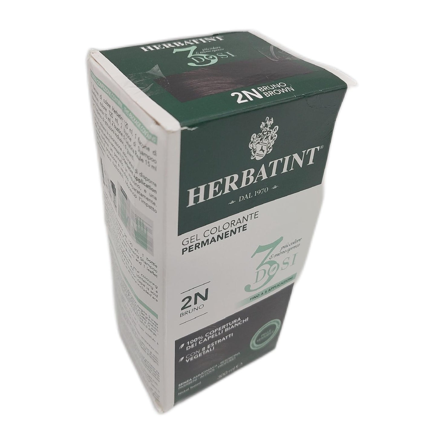 Herbatint Haarfarbe Haarpflege 2N Braun Ammoniakfrei Sanfte Anwendung für Haare