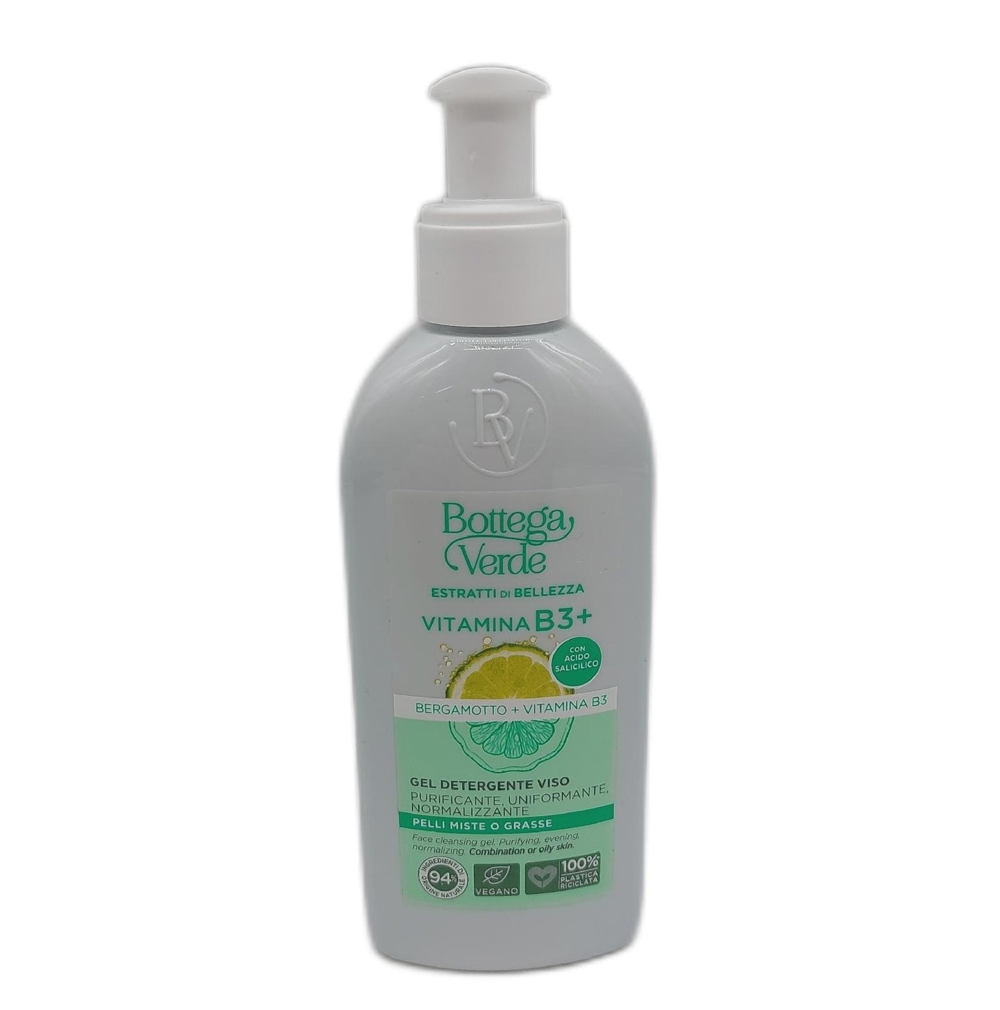Bottega Verde Gesichtsreinigungsgel Gesichtspflege Vitamin B3 Sanfte Reinigung für