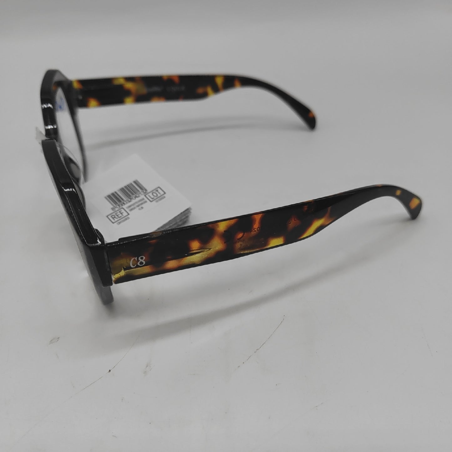 Body Eight Lesebrille Damenbrillen Vogue Grau Schildpatt 250 Dioptrien Stil