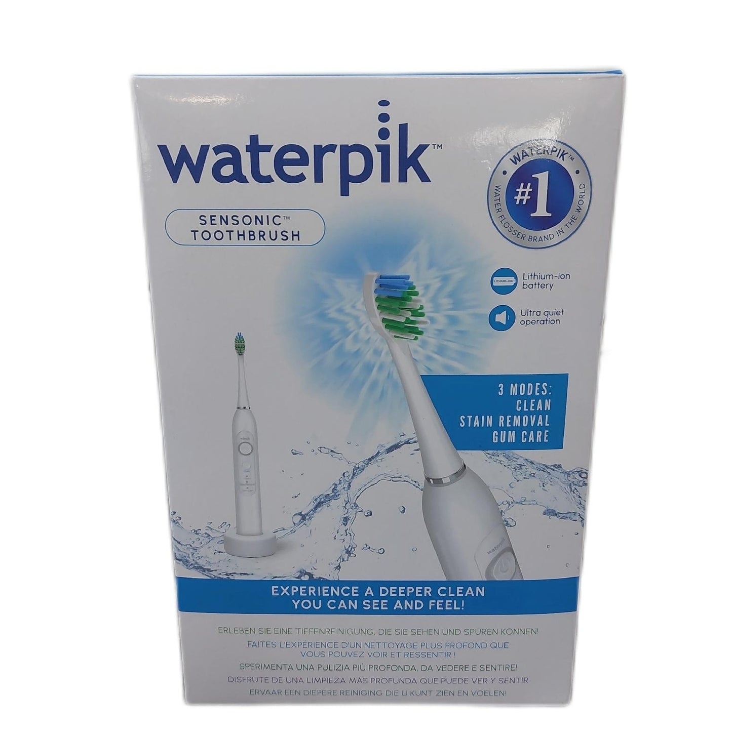 Waterpik elektrische zahnbürste zahnpflege Sensonic wiederaufladbar für Erwachsene sauber