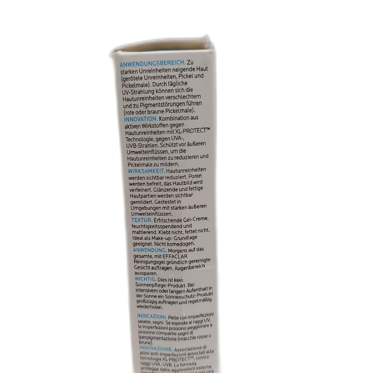 La Roche-Posay Effaclar Duo SPF30 Reinigende und korrigierende Pflege mit Sonne