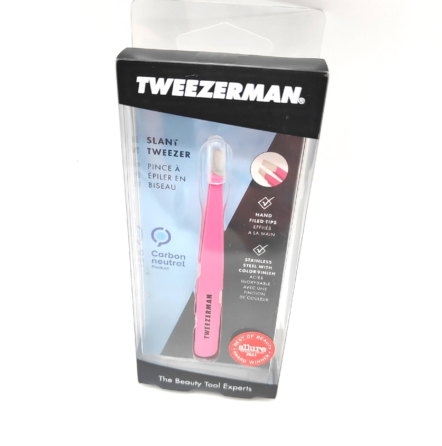 Tweezerman Pinzette Augenbrauenpflege Beauty Rostfreier Edelstahl Scharfe Spitze