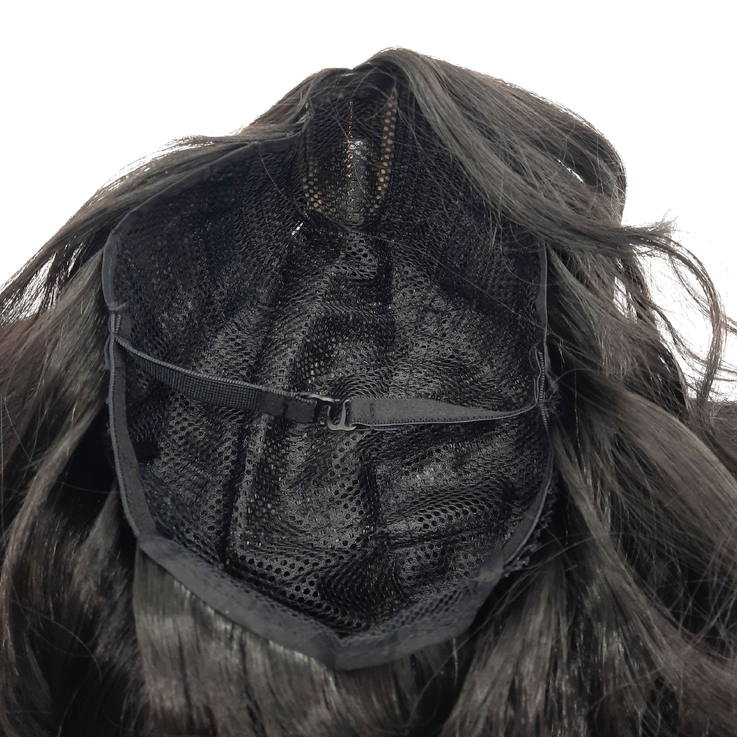 LUFFLOK Damen lange, glatte, schulterlange Perücke mit natürlichem Haar