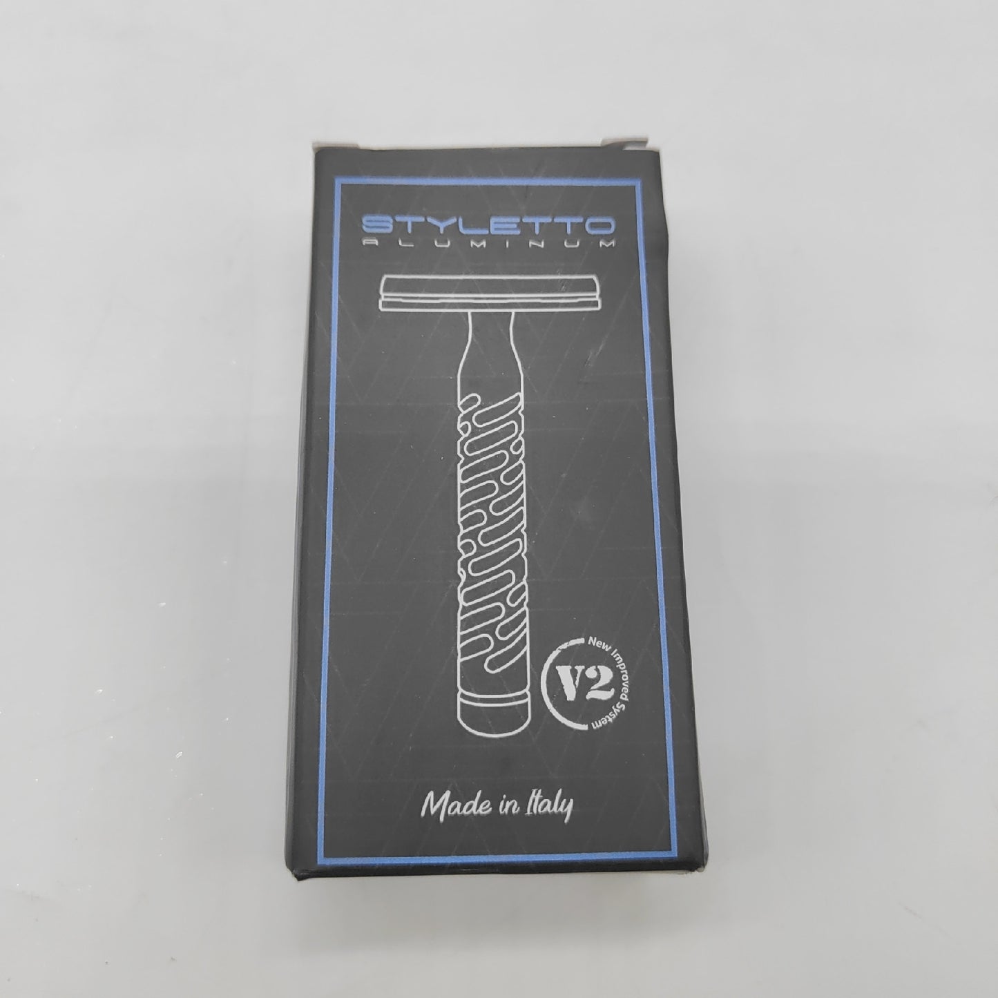 The Goodfellas smile Sicherheitsrasierer Styletto Shadow Blue Beard Shaving &