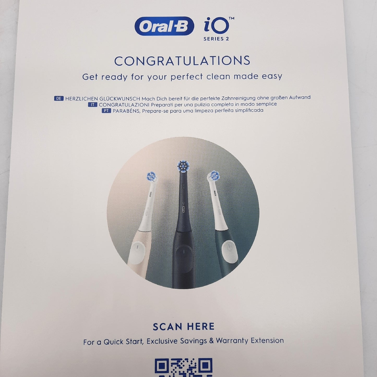 Oral B iO Series 2 Elektrische Zahnbürste fehlt eine von zwei