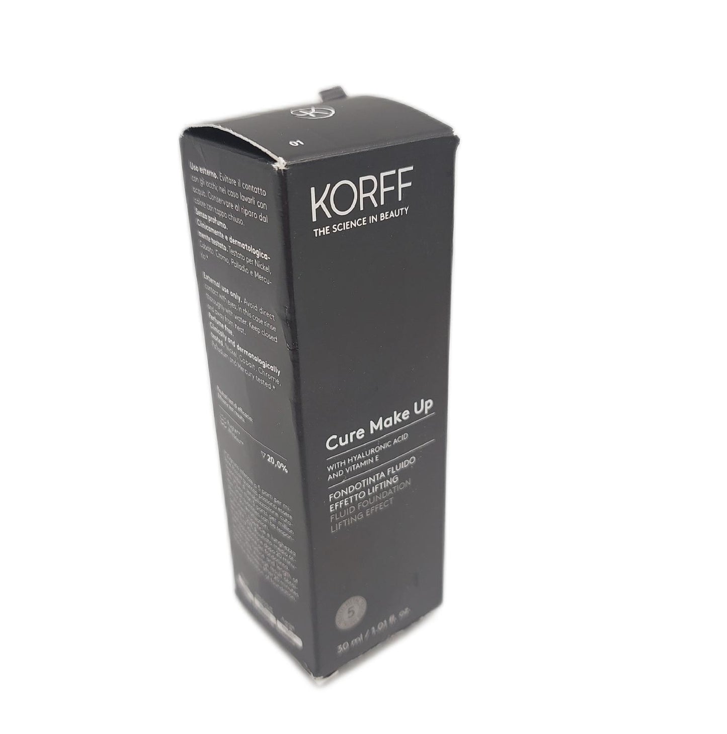 Korff Fluid Foundation Make up Anti Aging Formel mit Hyaluronsäure Lifting Effekt Pflege