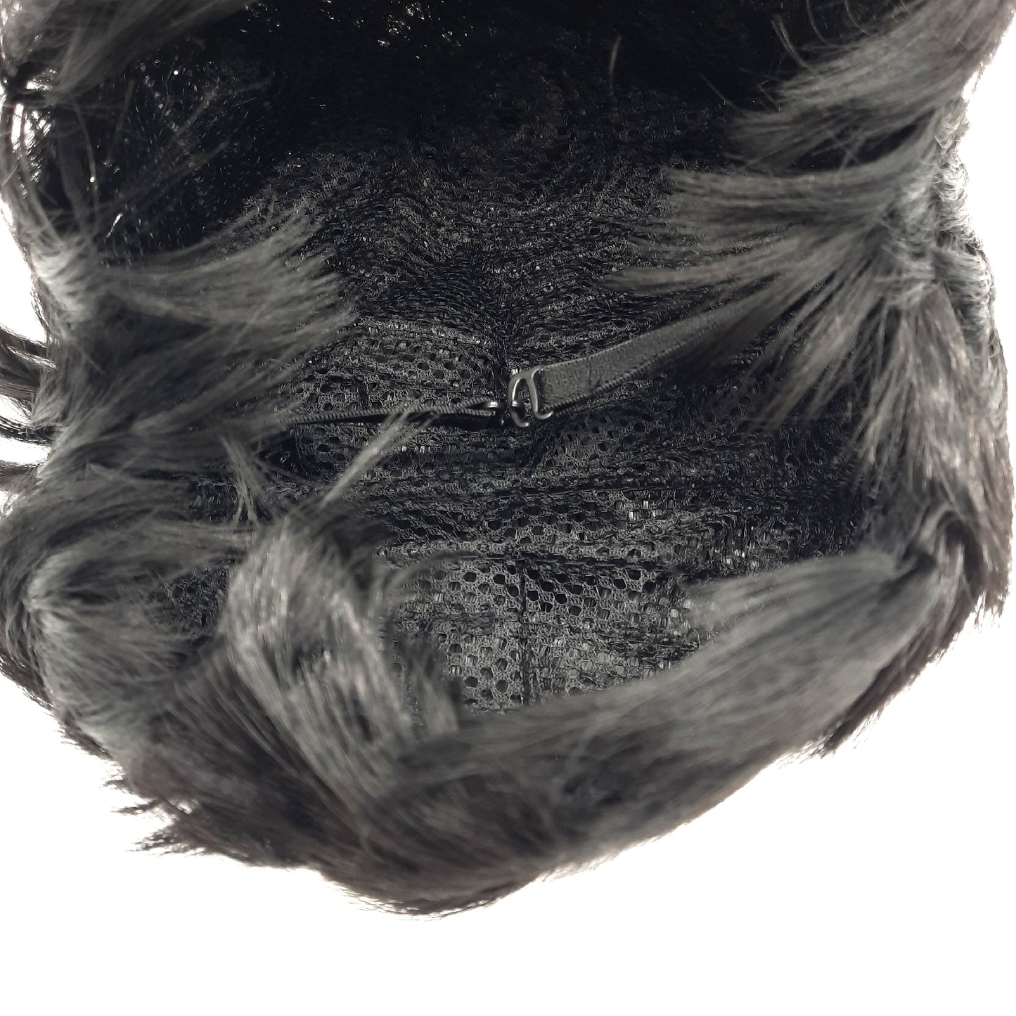 Echthaarperücken Damenmode Haarteile kurze schwarze Perücke natürlich stylisch elegant