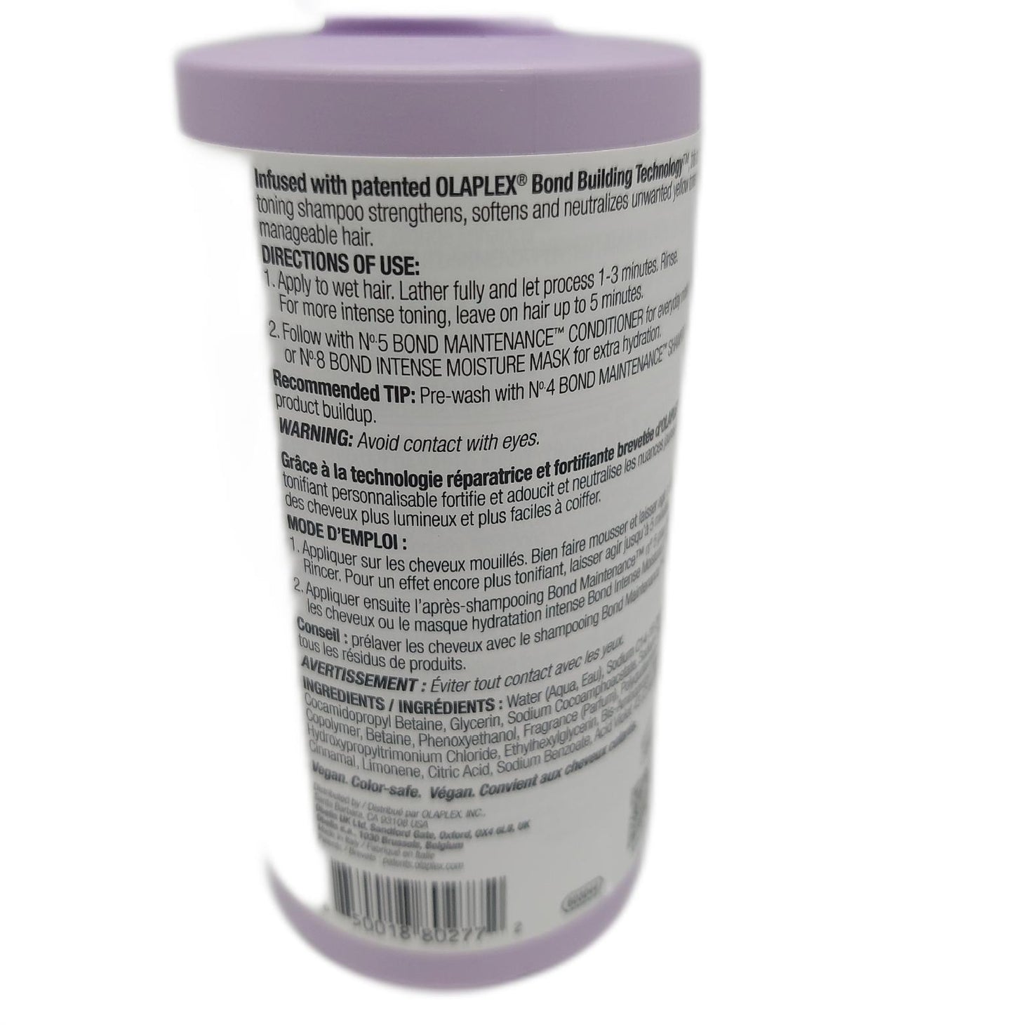 Olaplex Shampoo Haarpflege Blond Enhancer Purple Toning Gelbstich Neutralisierer