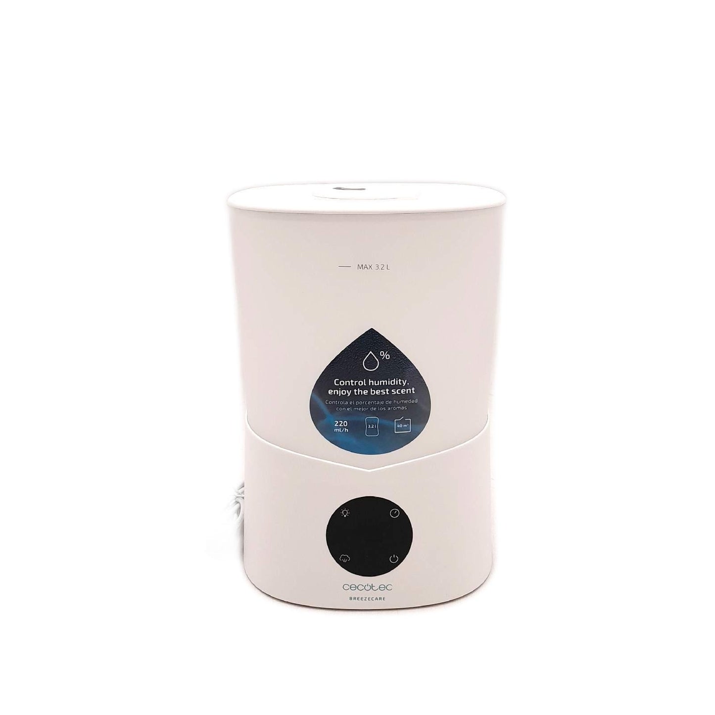 Cecotec BreezeCare 2600 Light Smart Luftbefeuchter. 260° Wasserbefeuchter