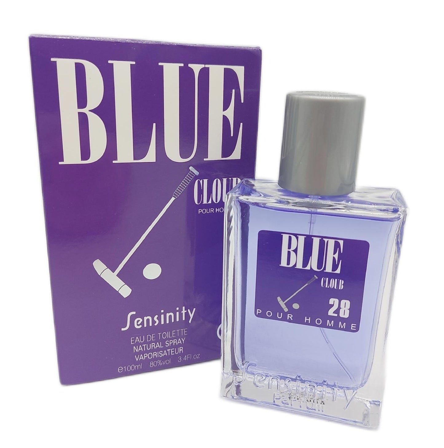 Blue Cloub® Herrenparfüm, Toilettenwasser, 100 ml