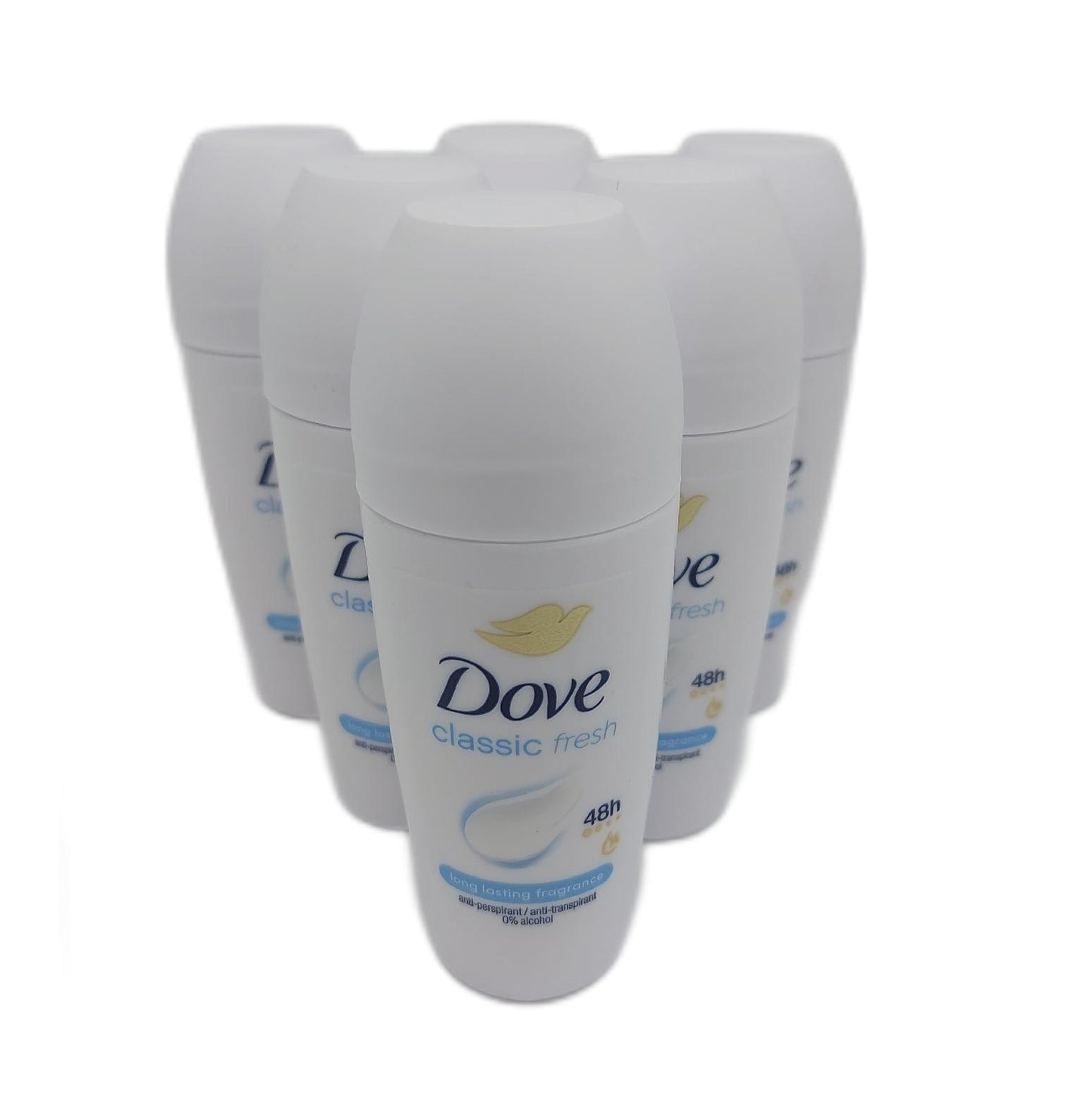 Dove Deodorant Roll On Antitranspirant Classic Care Hautschutz Frischepflege lang