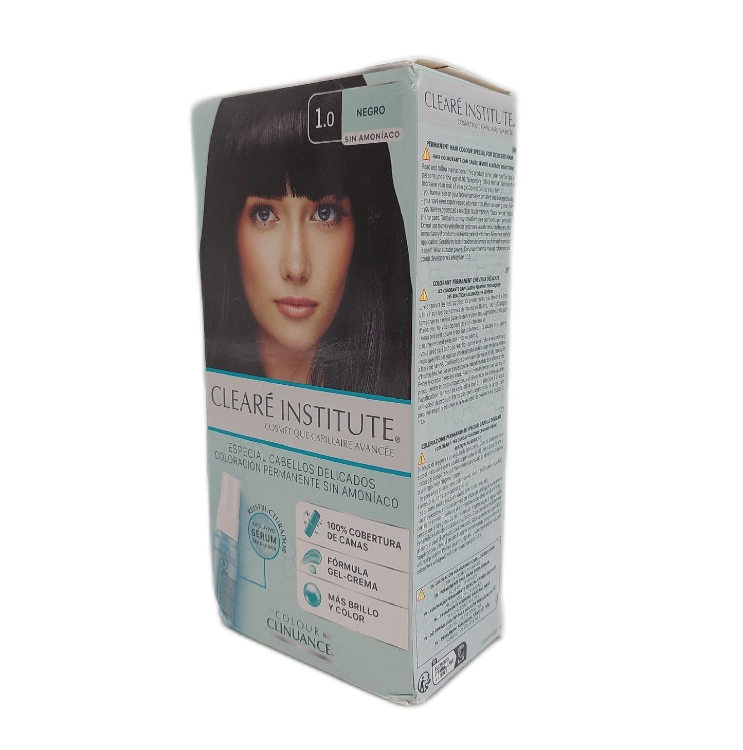Colour Clinuance Haarfarbe Haarpflege 1 0 Schwarz dauerhaft intensive Farbkraft für empfind