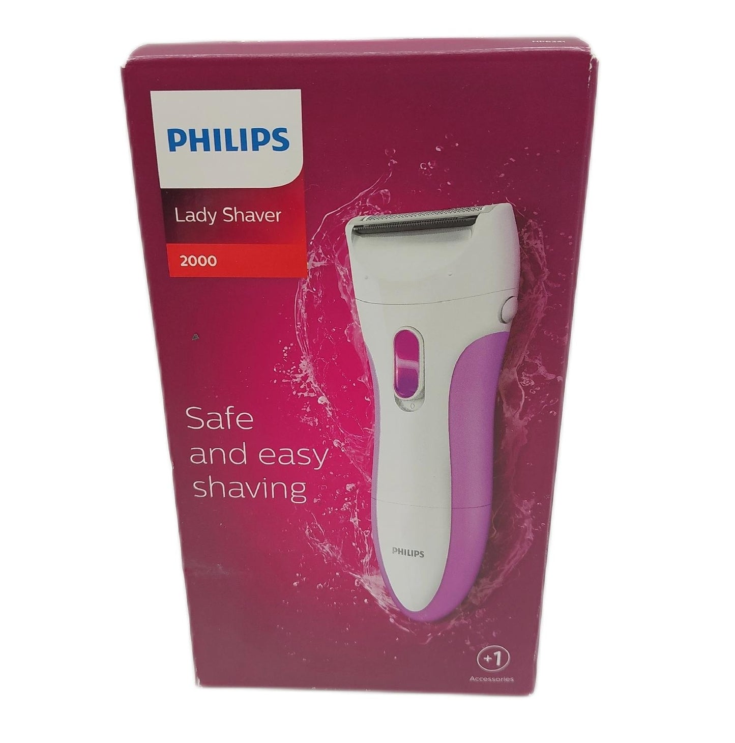 Philips Rasierer Ladyshave Wet & Dry HP6341/00 – Elektrischer, kabelloser Damenrasierer für Achseln, Beine und Bikinizone zur Anwendung auf nasser oder trockener Haut