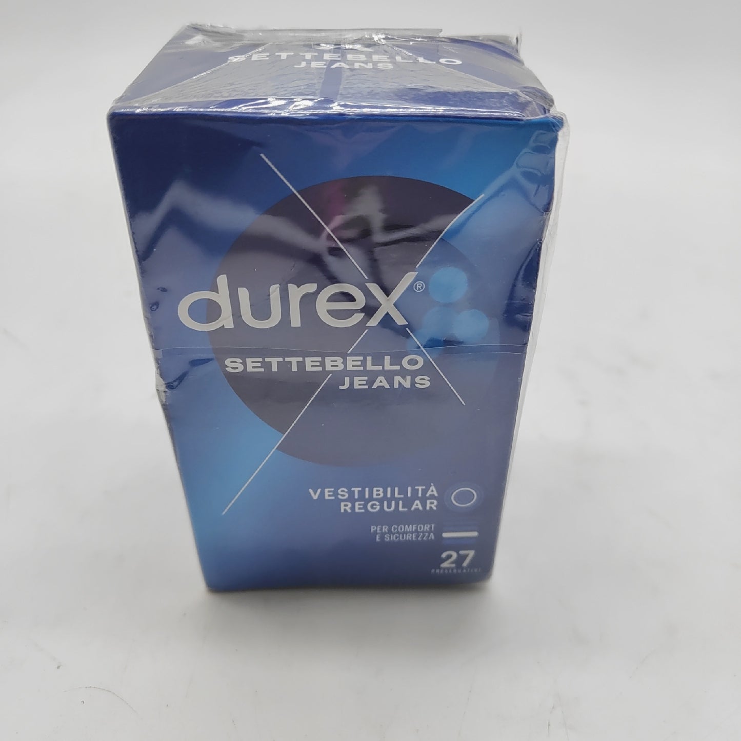 Durex Settebello Jeans Klassische Kondome Passform Regular 27 Family
