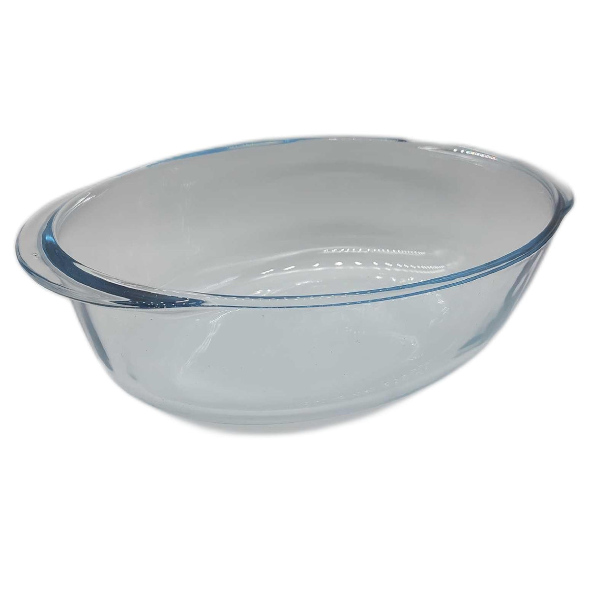 Pyrex Casserolle Kochgeschirr oval 33 x 20 x 13 cm transparente Glas