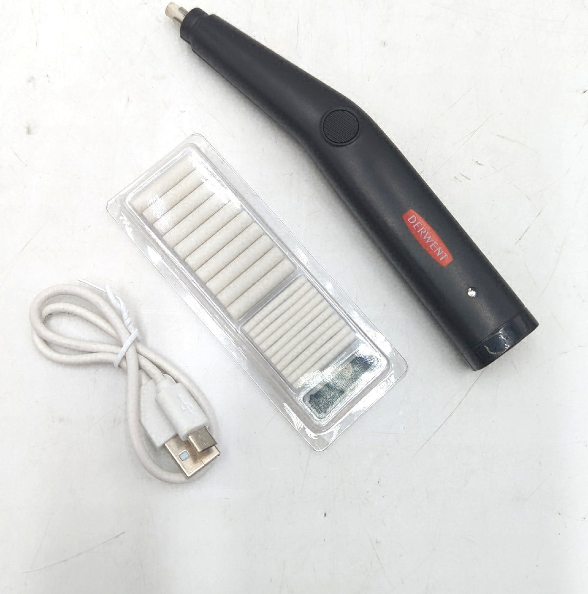 Derwent USB Wiederaufladbarer Radierer Ideal für Präzises Radieren Kunst und Erwachsene