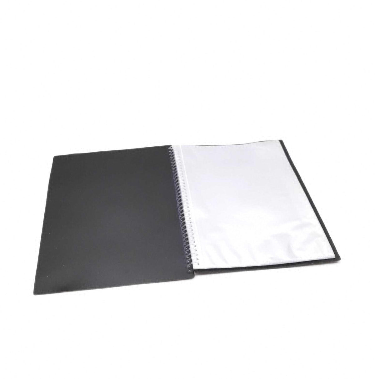 Go Hüllenmappe aus Kunststoff A4 30 transparente Hüllen Schwarz Schreibmappe Dokumentenmappe