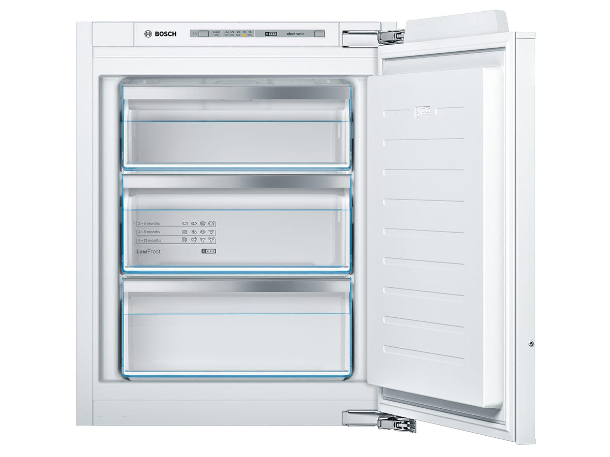 BOSCH Einbaugefrierschrank 6 GIV11AFE0, A++, 71,2 cm hoch, weiß