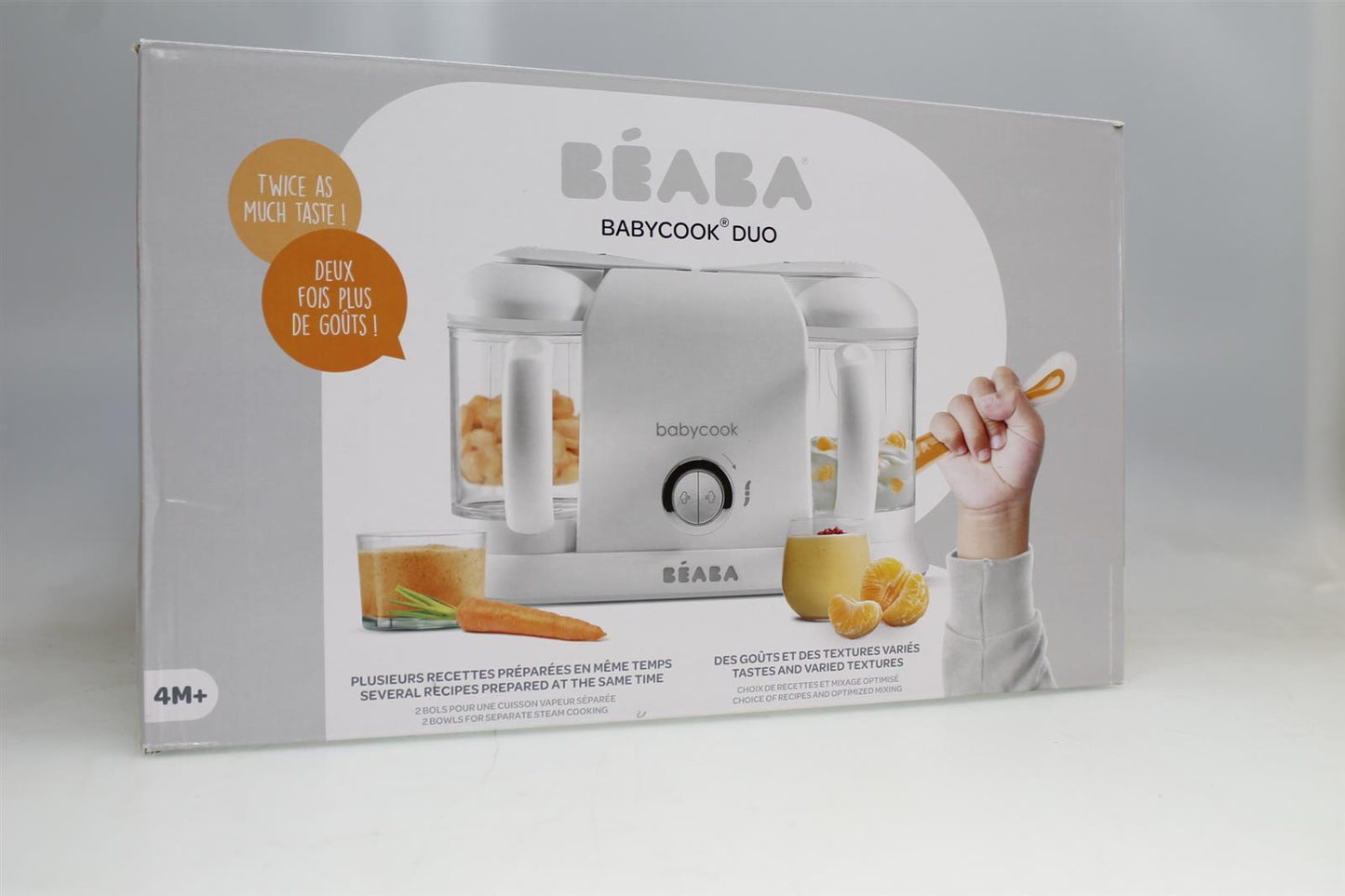 BÉABA Babynahrungszubereiter Dampfgarer Babycook Duo Schonendes Damp