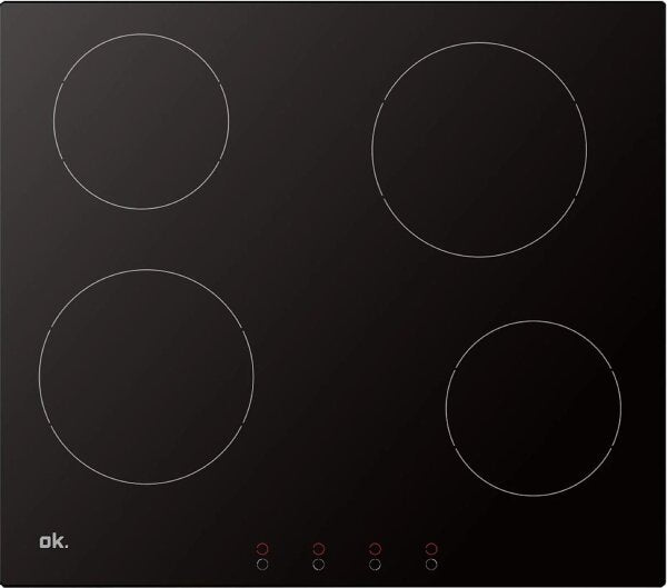 OK. Elektro-Kochfeld OBC 2141 A, 59 cm, schwarz