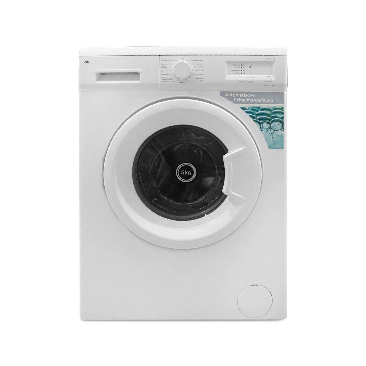 OK. Waschmaschine, OWM5112D, 5kg, weiß