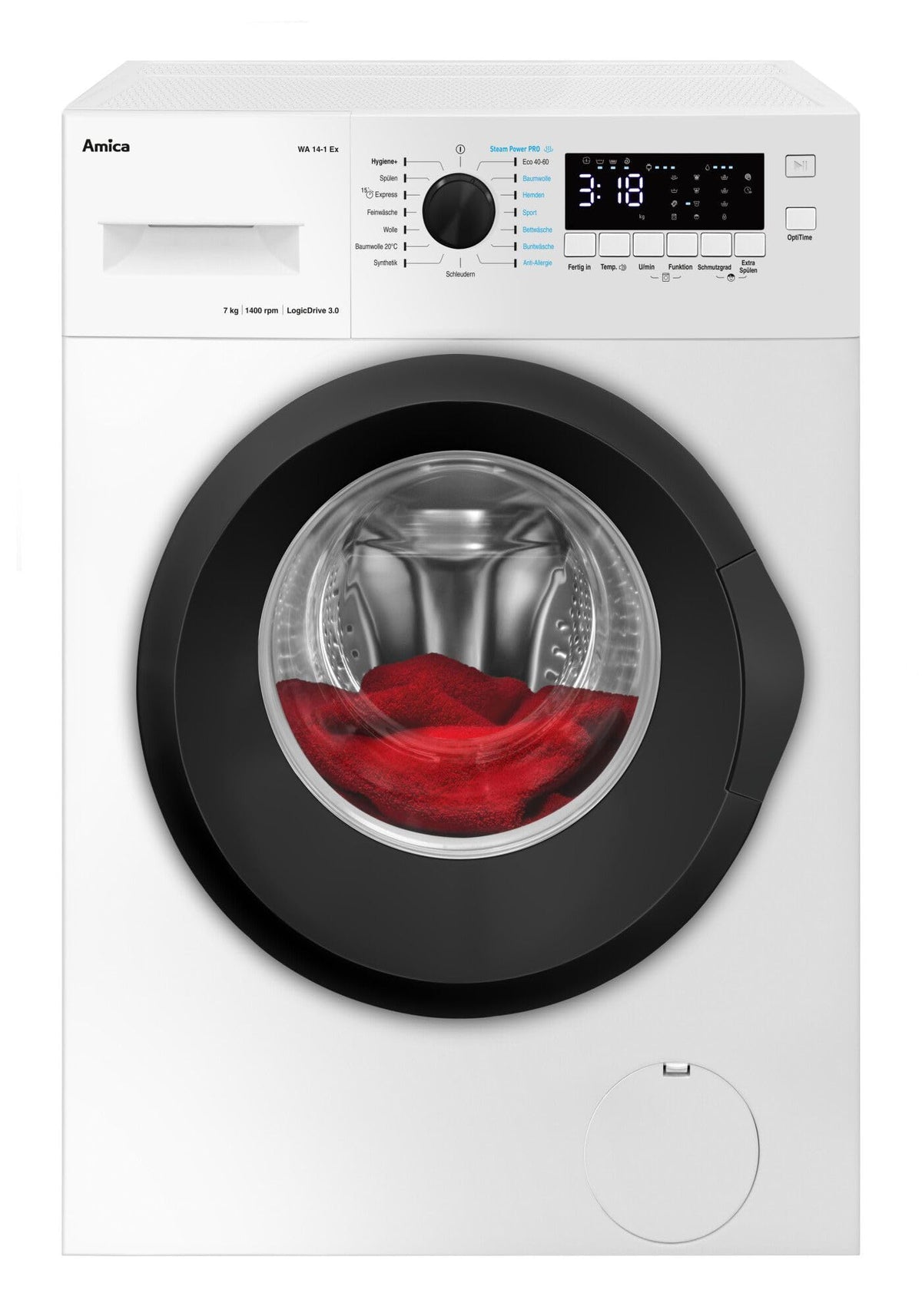 AMICA Waschmaschine WA15EX, 7 kg, weiß