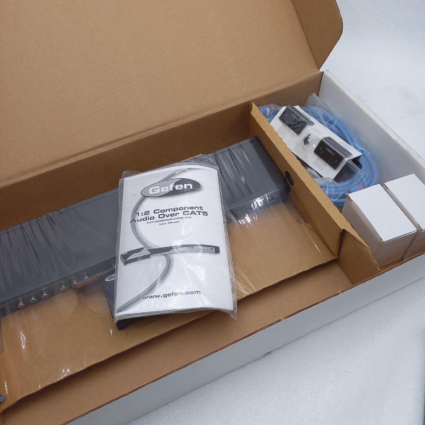 Gefen Verteilverstärker Audio Verteiler 142 Verstärker Kat Kabel Soundbar Anschluss